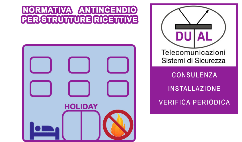 Strutture turistiche e impianto antincendio